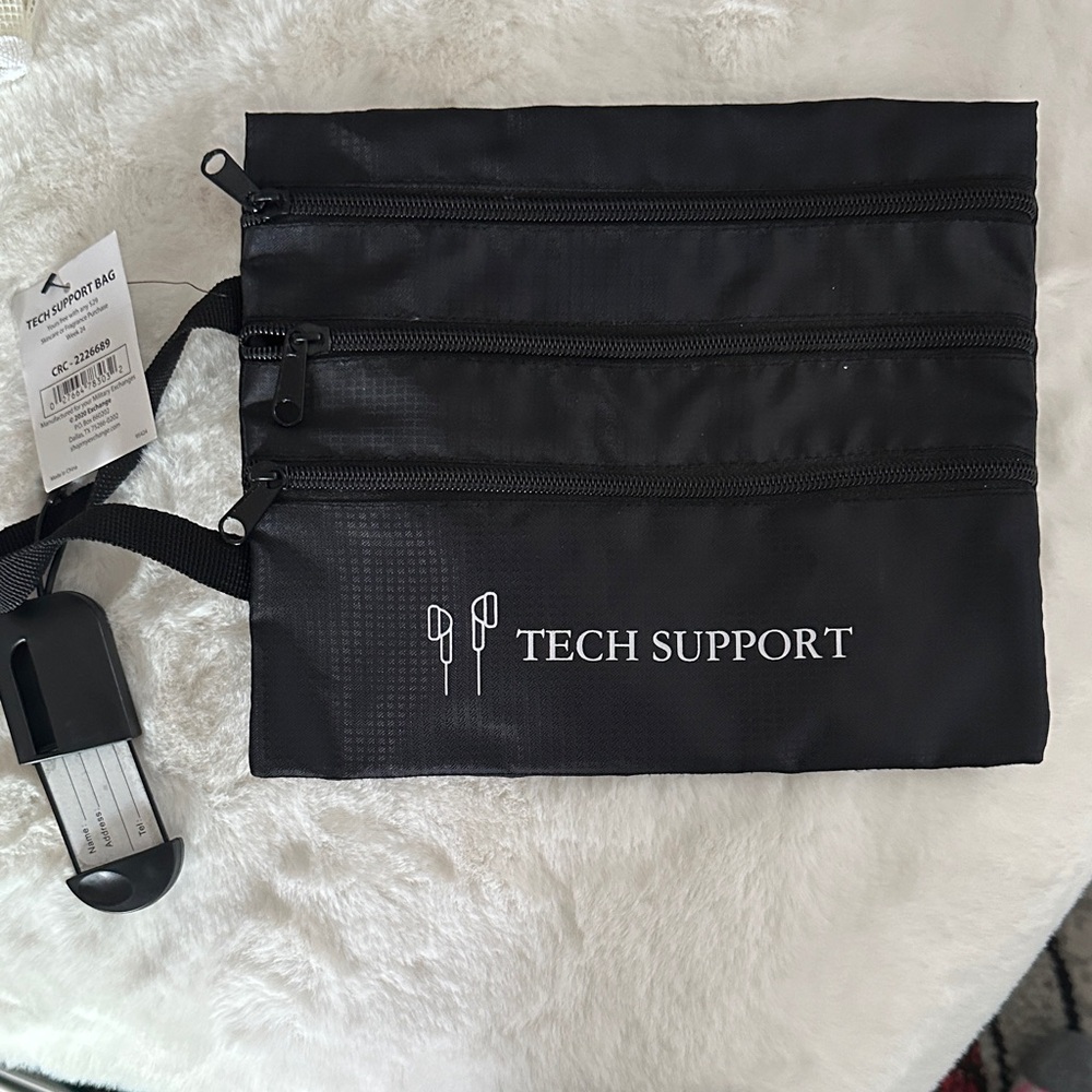 Black Tech Support Bag